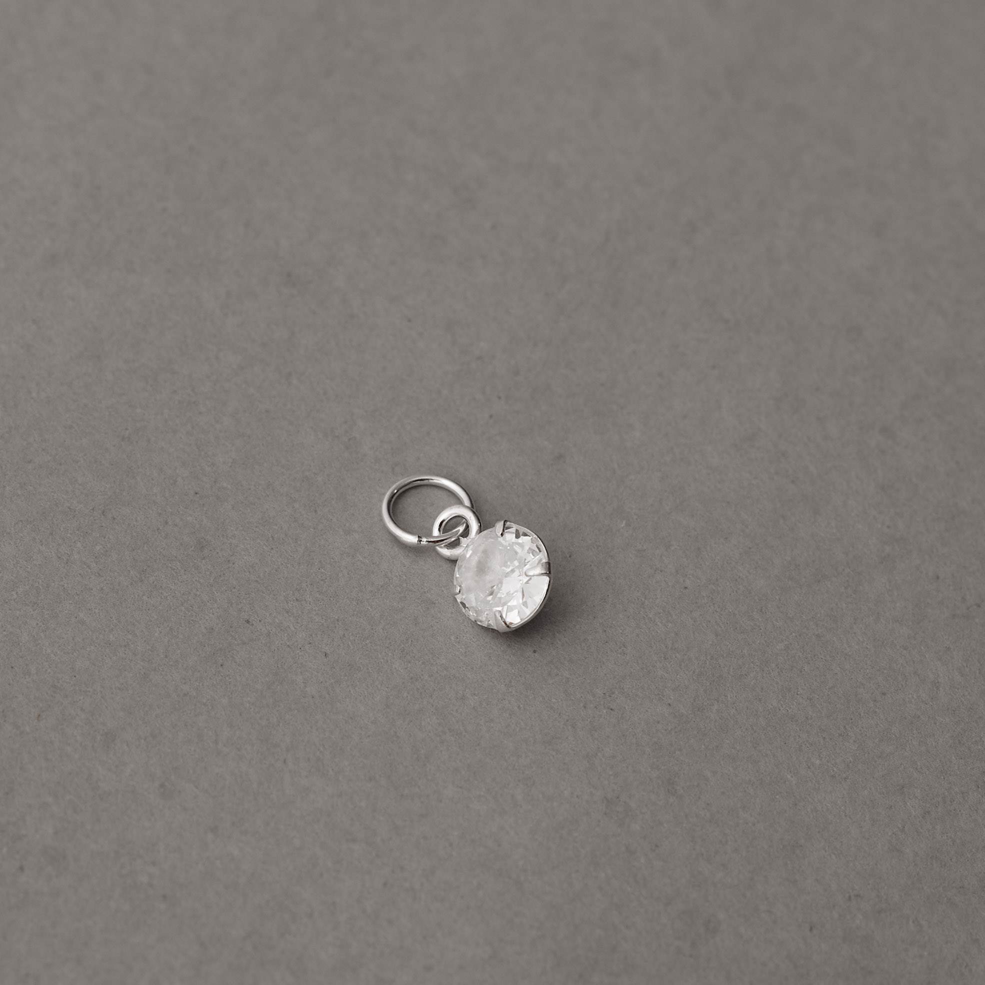 Imagem Pingente zircônia redonda cristal 5mm