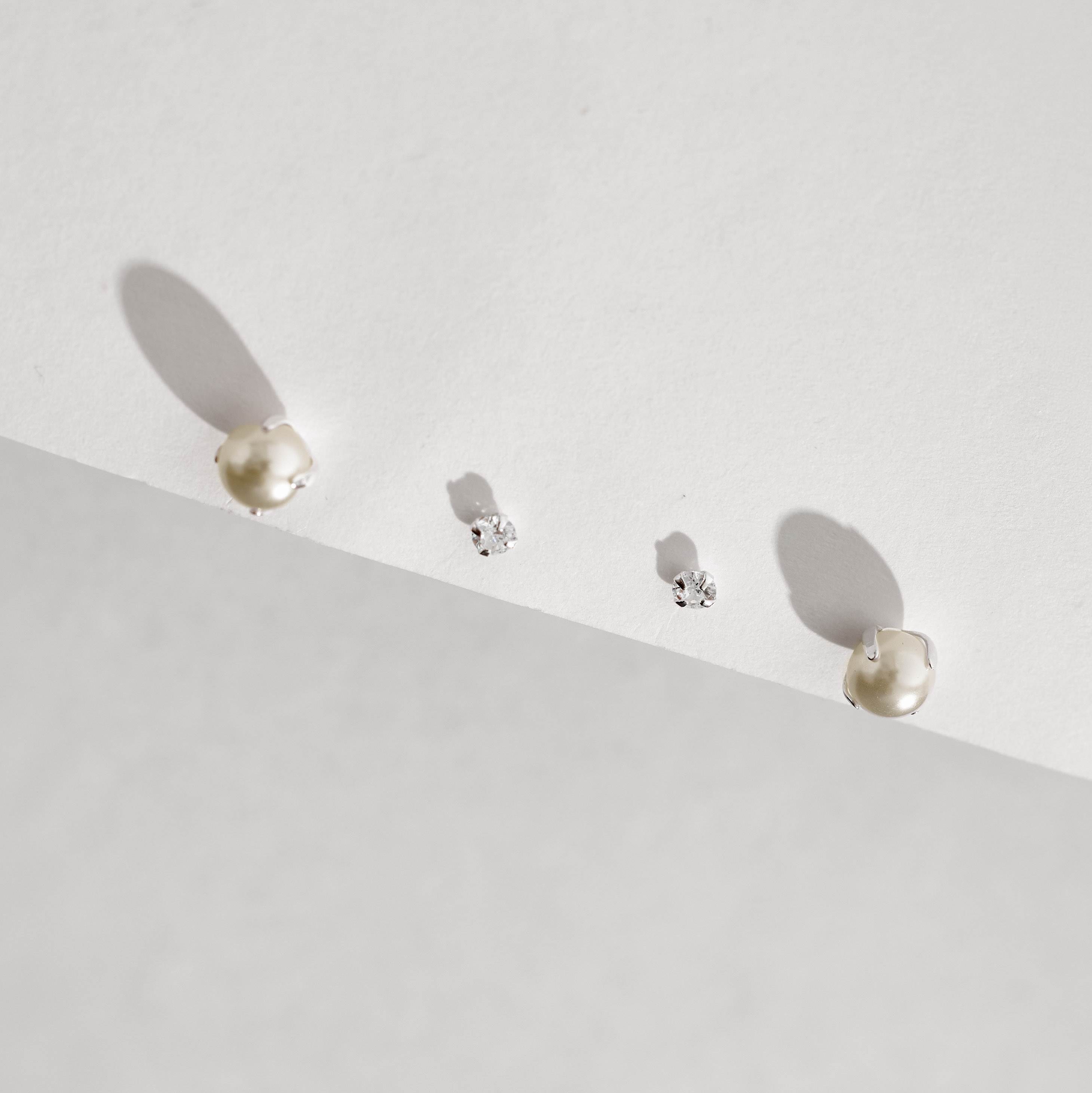 Imagem Dupla zircônia 3mm e pérola 6mm