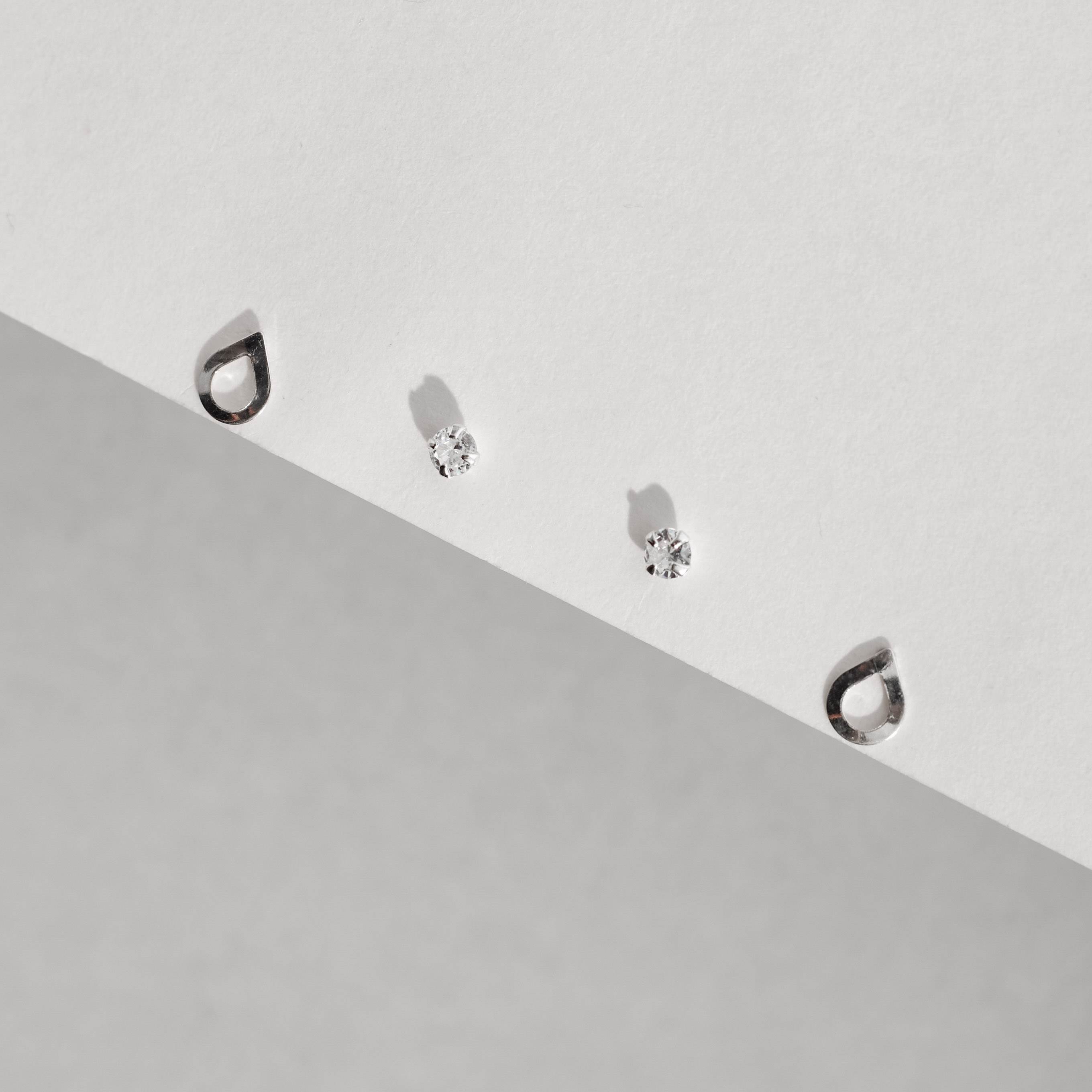 Imagem Dupla zircônia 3mm e gota vazada 6mm