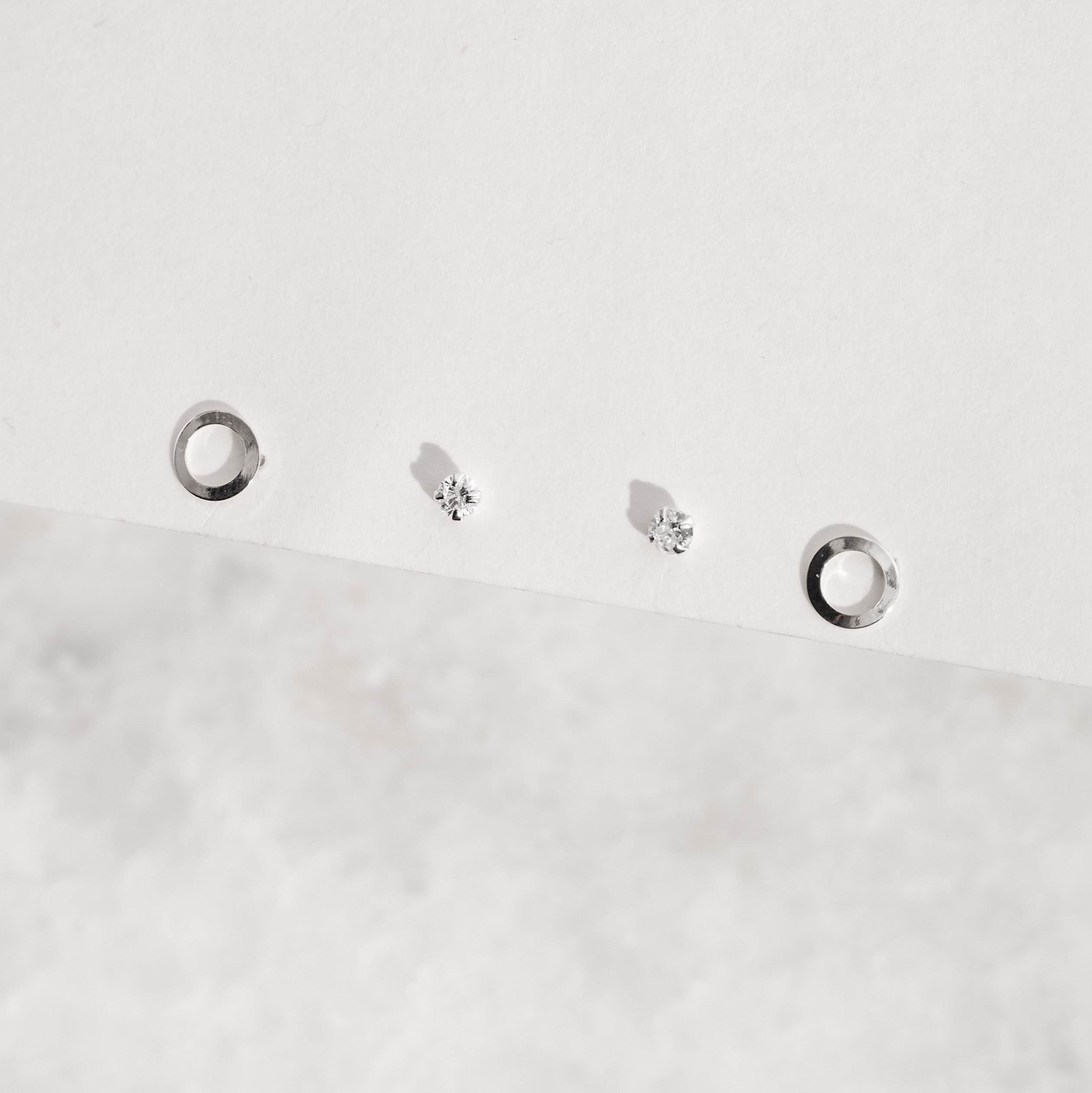 Imagem Dupla zircônia 3mm e círculo vazado 6mm