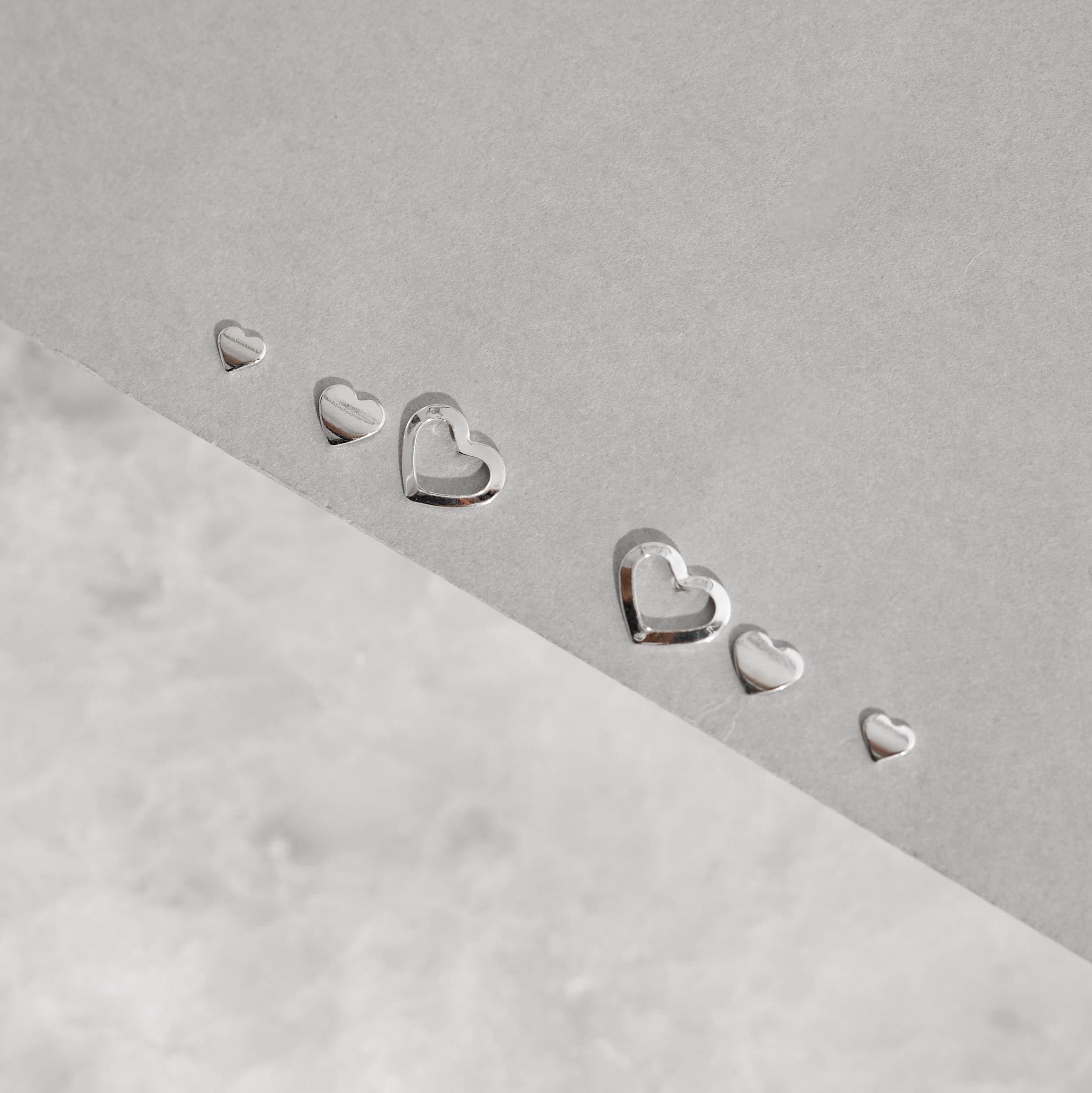 Imagem Secundária Trio corações cheios e vazado