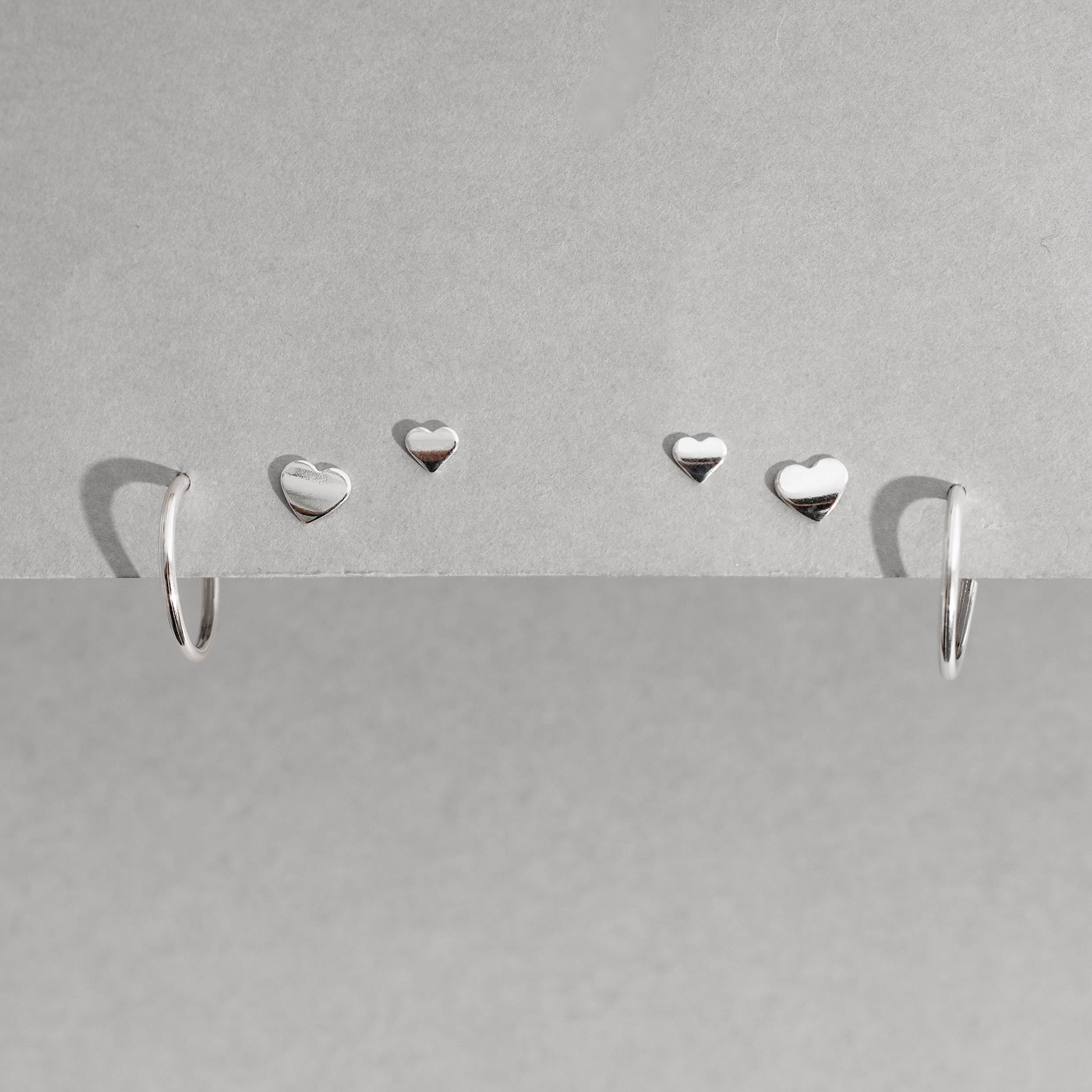 Imagem Secundária Trio corações com argola