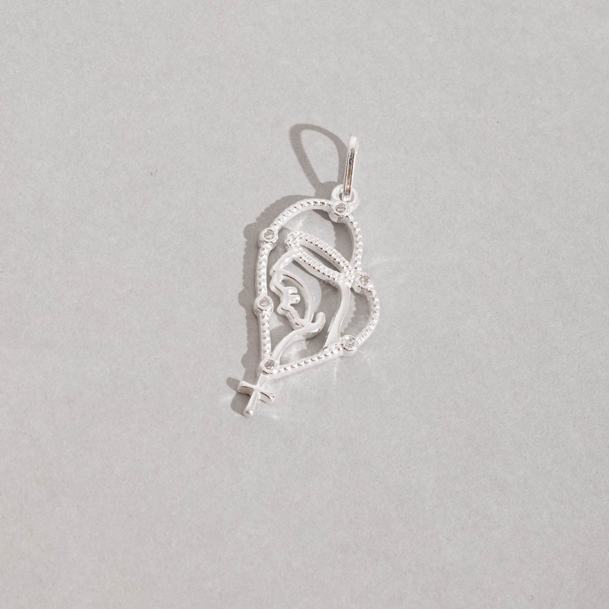 Imagem Pingente terço Nsa. Sra. de Fátima 25mm