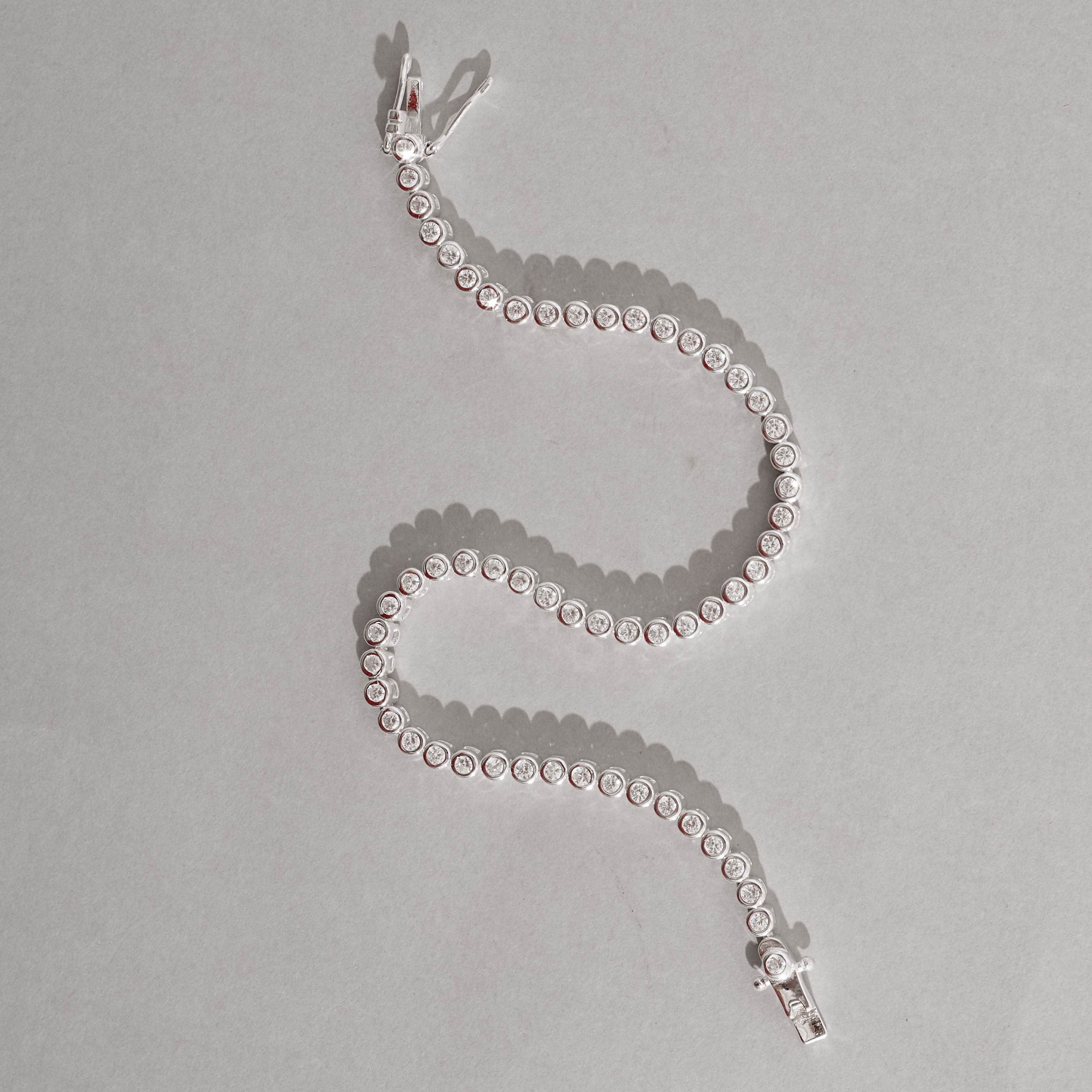 Imagem Pulseira riviera 2.8mm fecho gaveta 17cm