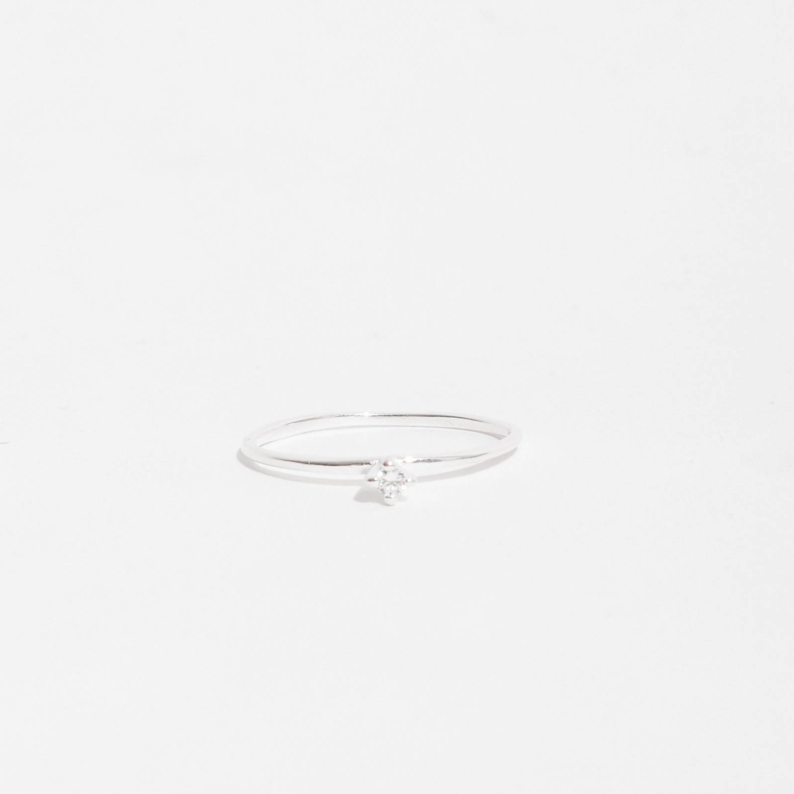 Imagem Secundária Anel solitário zircônia cristal 2mm