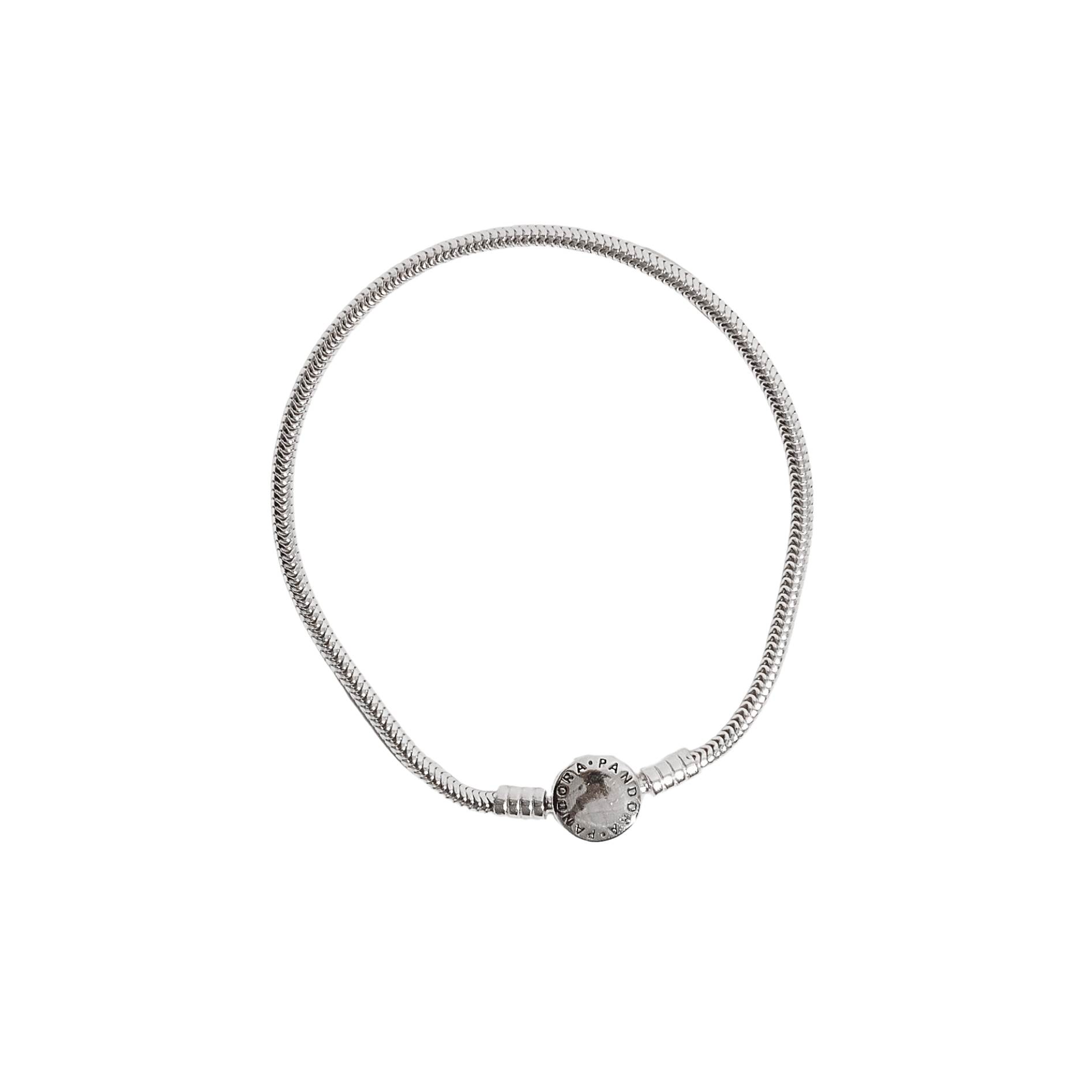 Imagem Pulseira para berloques 2.4 fecho cravejado com escrito