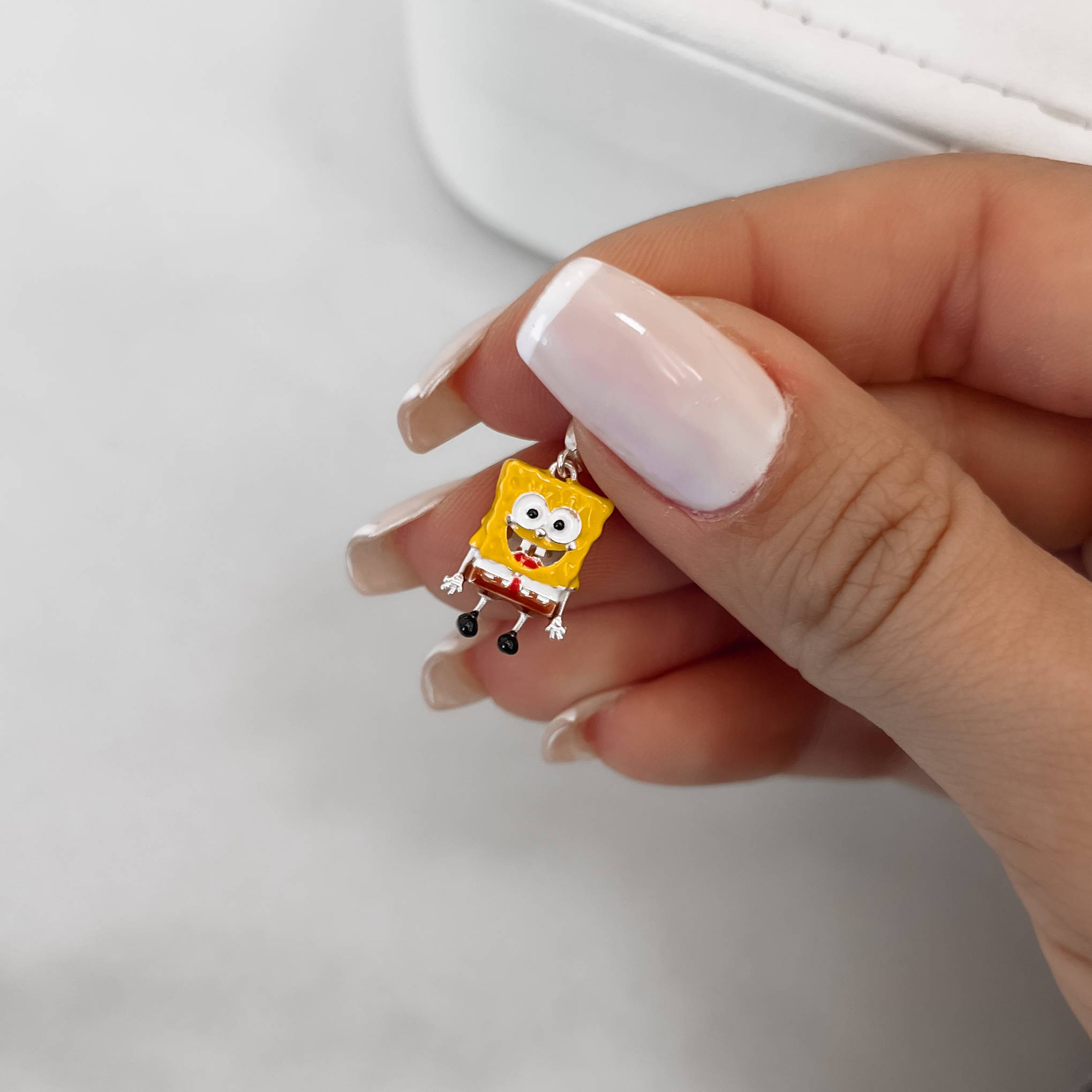 Imagem Berloque pingente Bob Esponja 14mm resina