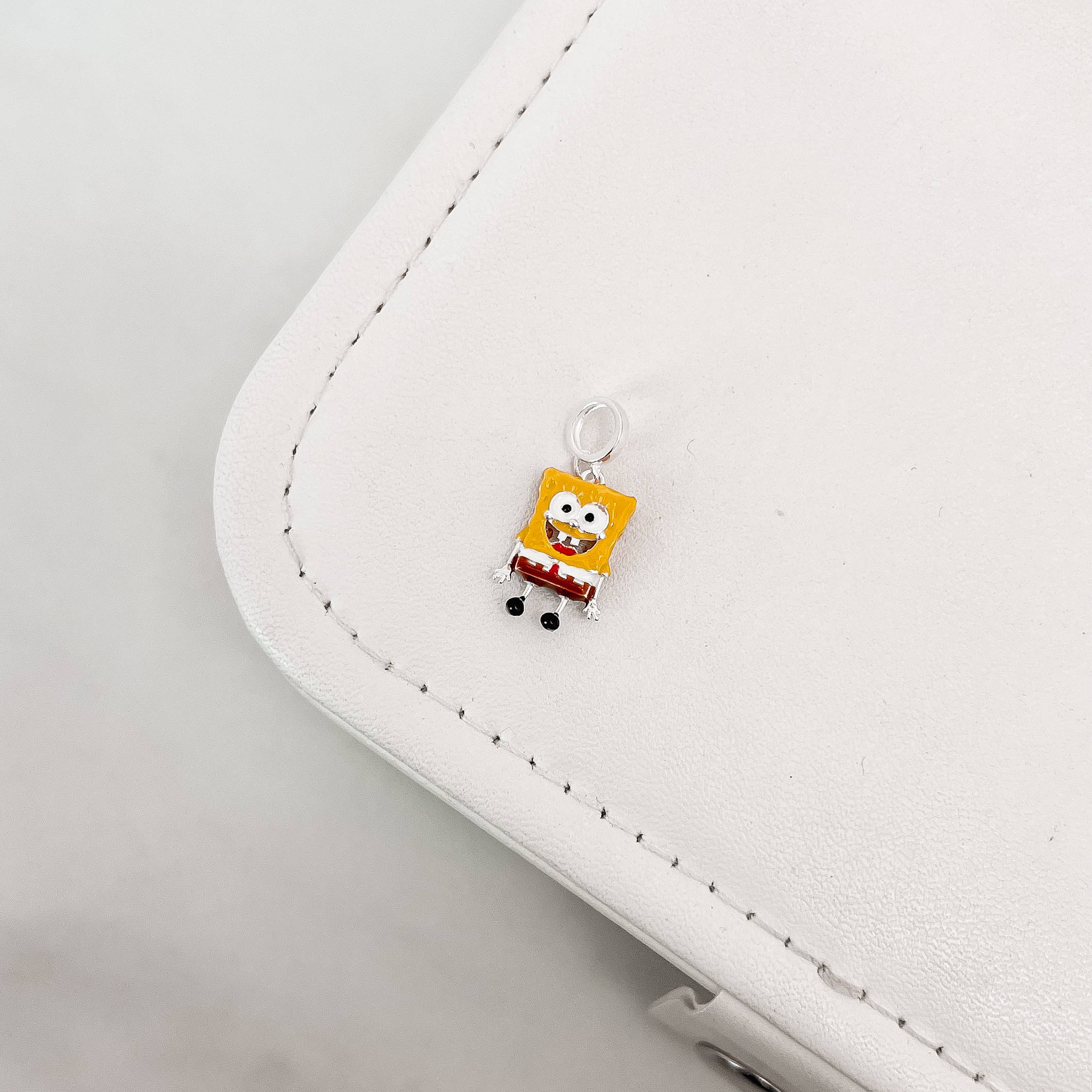 Imagem Secundária Berloque pingente Bob Esponja 14mm resina