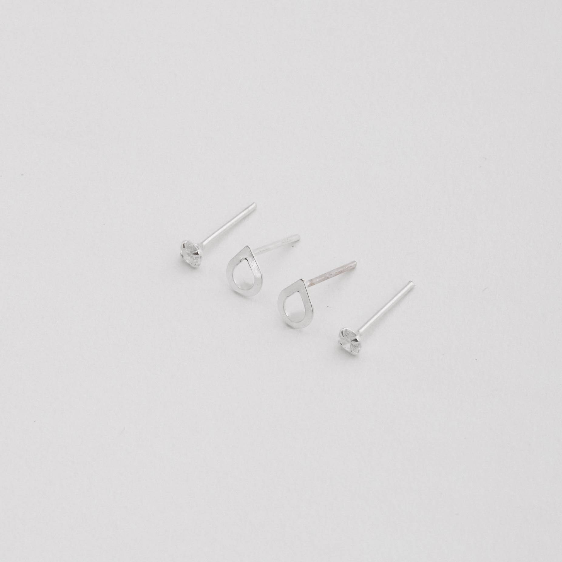 Dupla zircônia 3mm e gota vazada 6mm