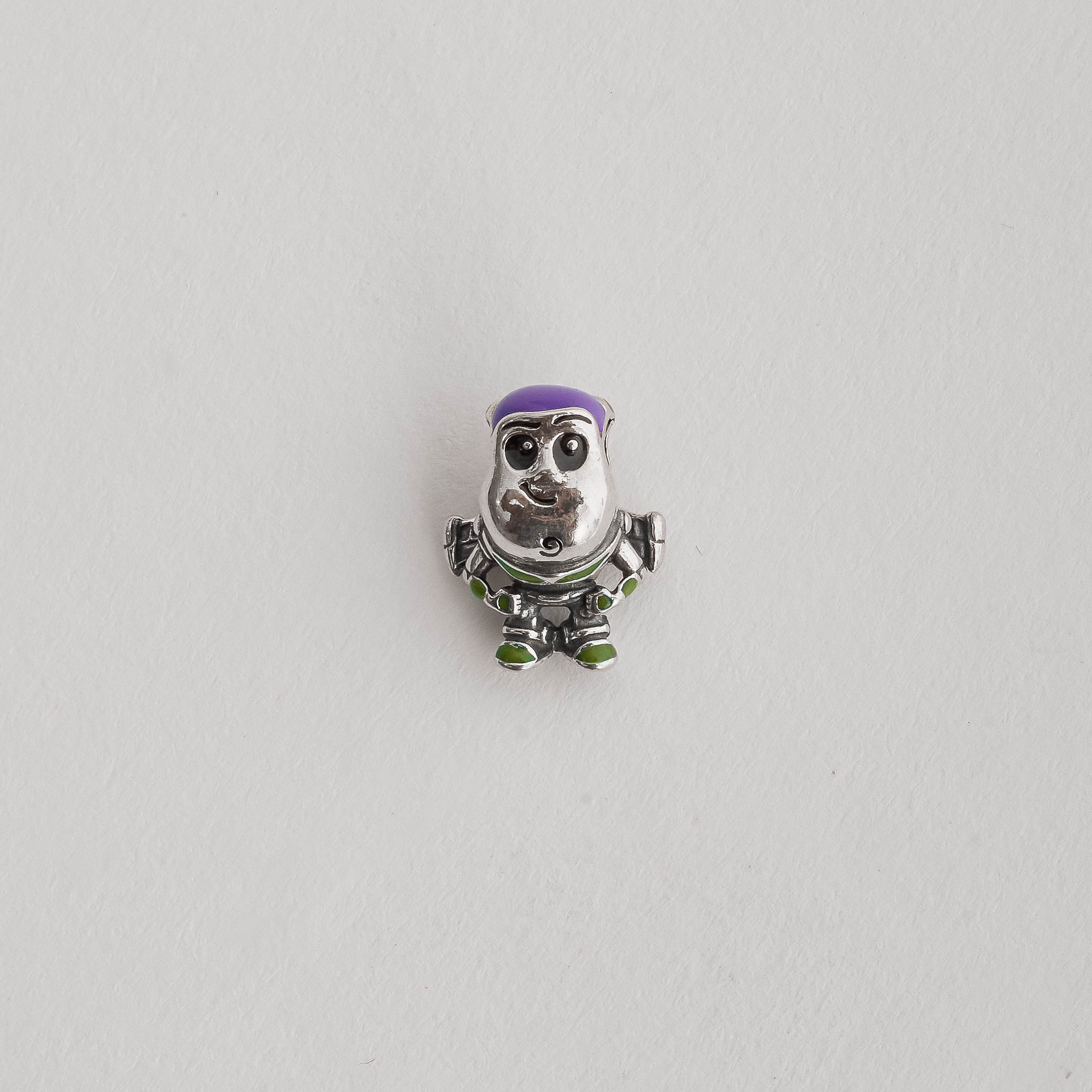 Berloque separador Buzz Lightyear resina 15mm envelhecido