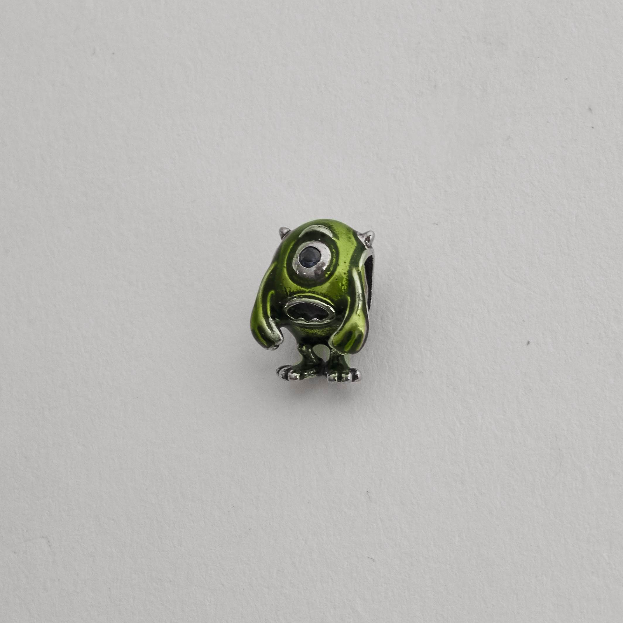 Berloque separador Mike Wazowski resina 13mm envelhecido