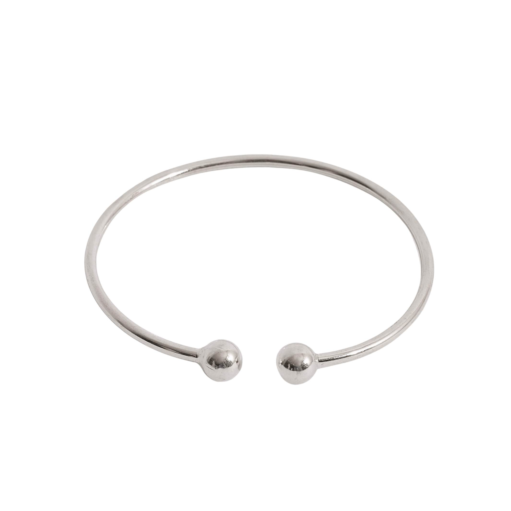 Imagem Bracelete 2 bolas 7mm fio maleável