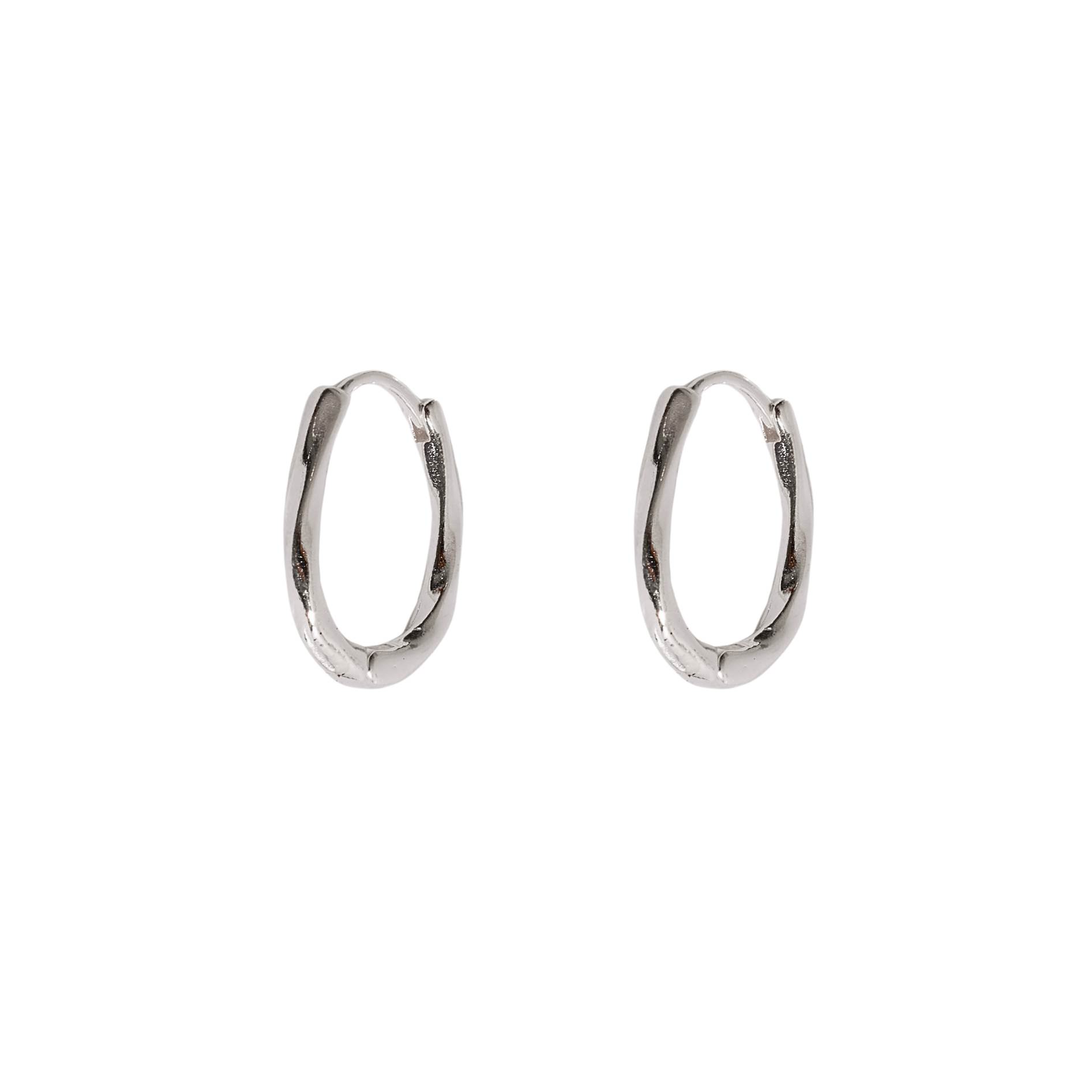 Argola click oval 15mm fio torcido
