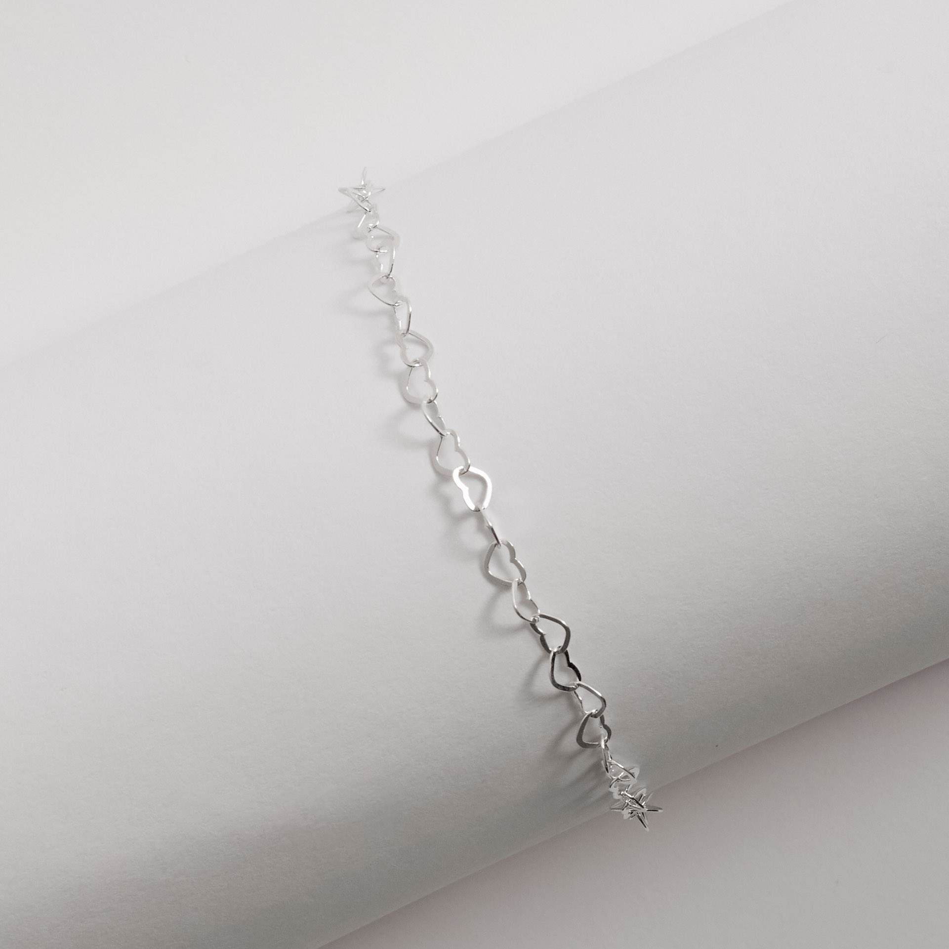 Imagem Secundária Pulseira corrente coração 3.1 19cm