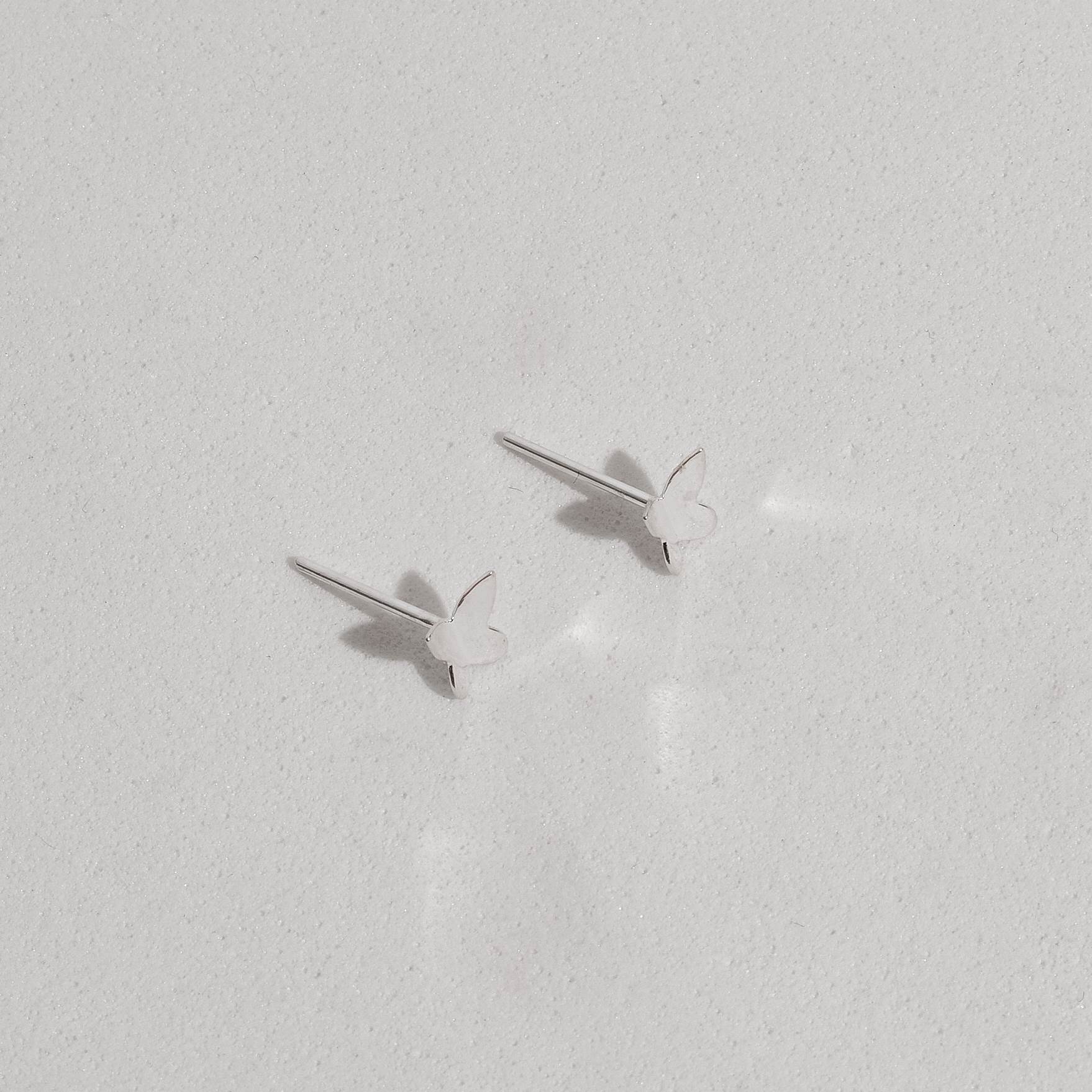 Imagem Secundária Brinco borboleta vinco 6mm