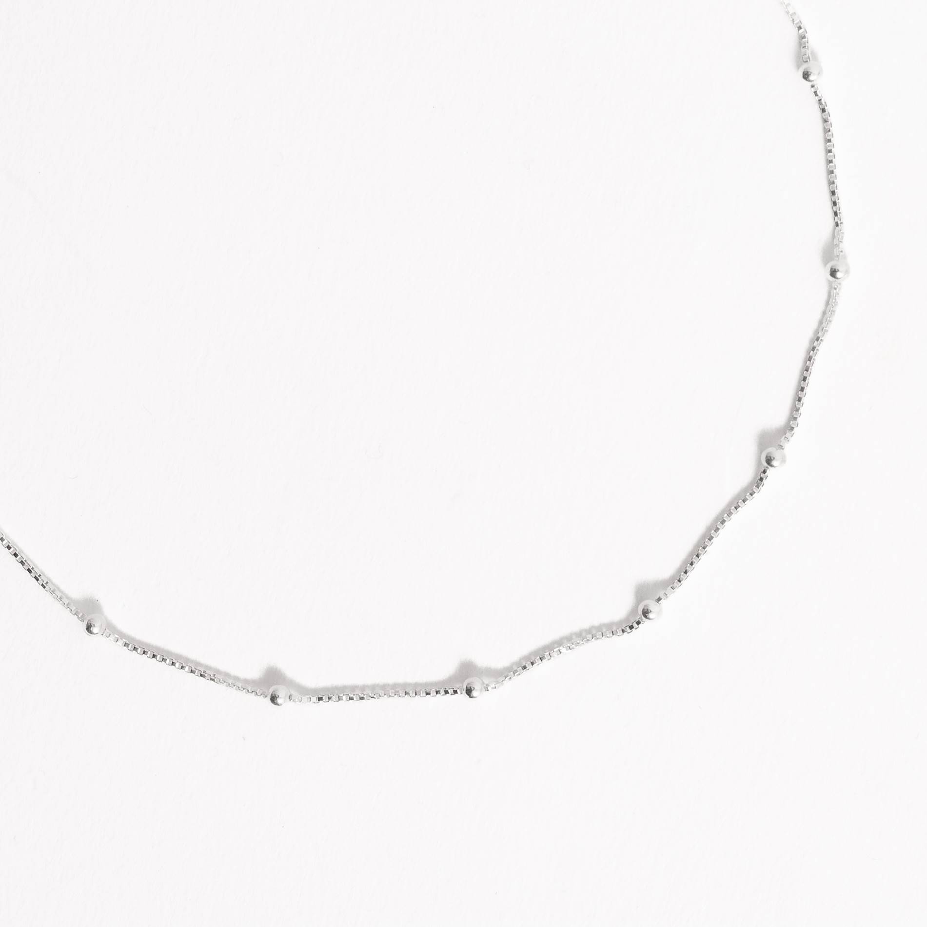Imagem Pulseira veneziana v12 com bolas 2mm 19cm
