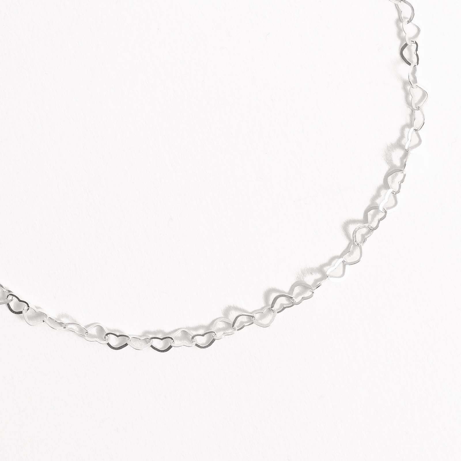 Imagem Pulseira corrente coração 3.1 19cm