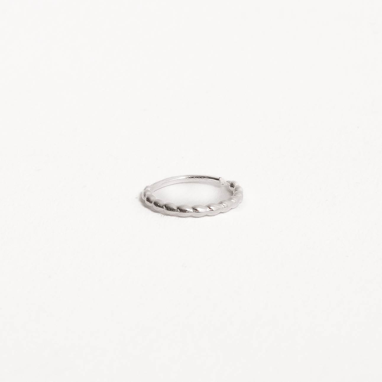 Piercing nariz argola azeitonas 9mm