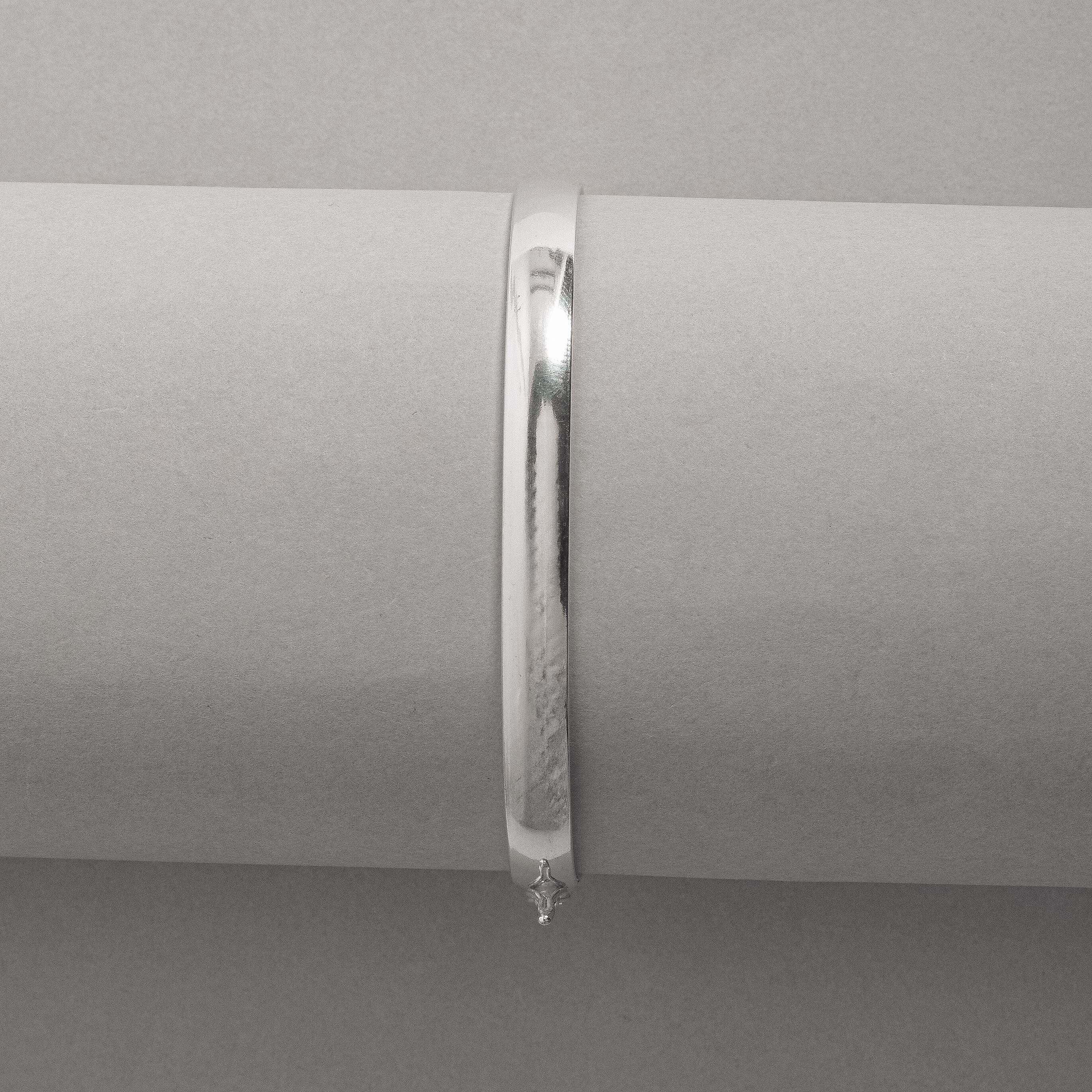 Imagem Secundária Bracelete largo 6mm fio navete