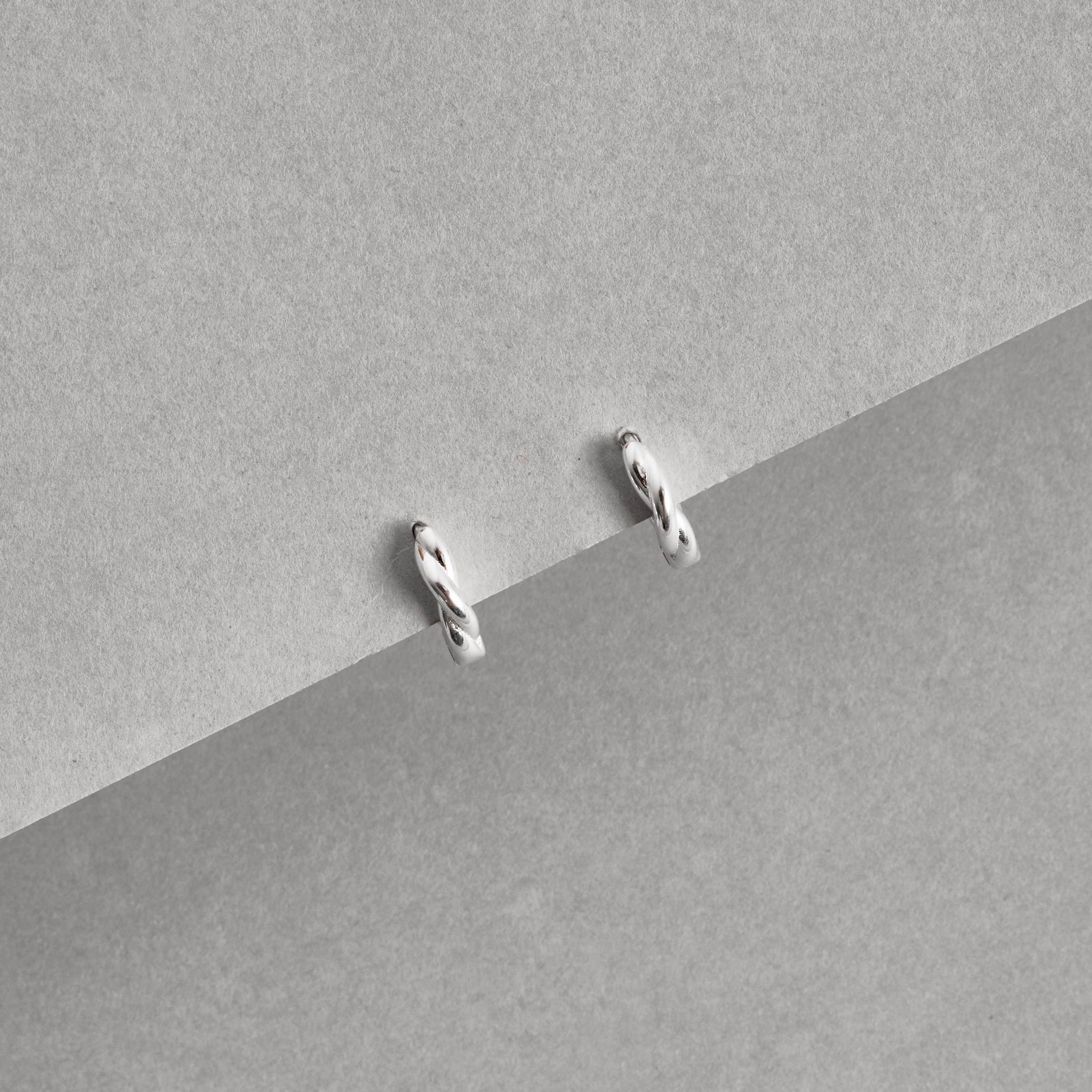 Imagem Argola click trançada 10mm