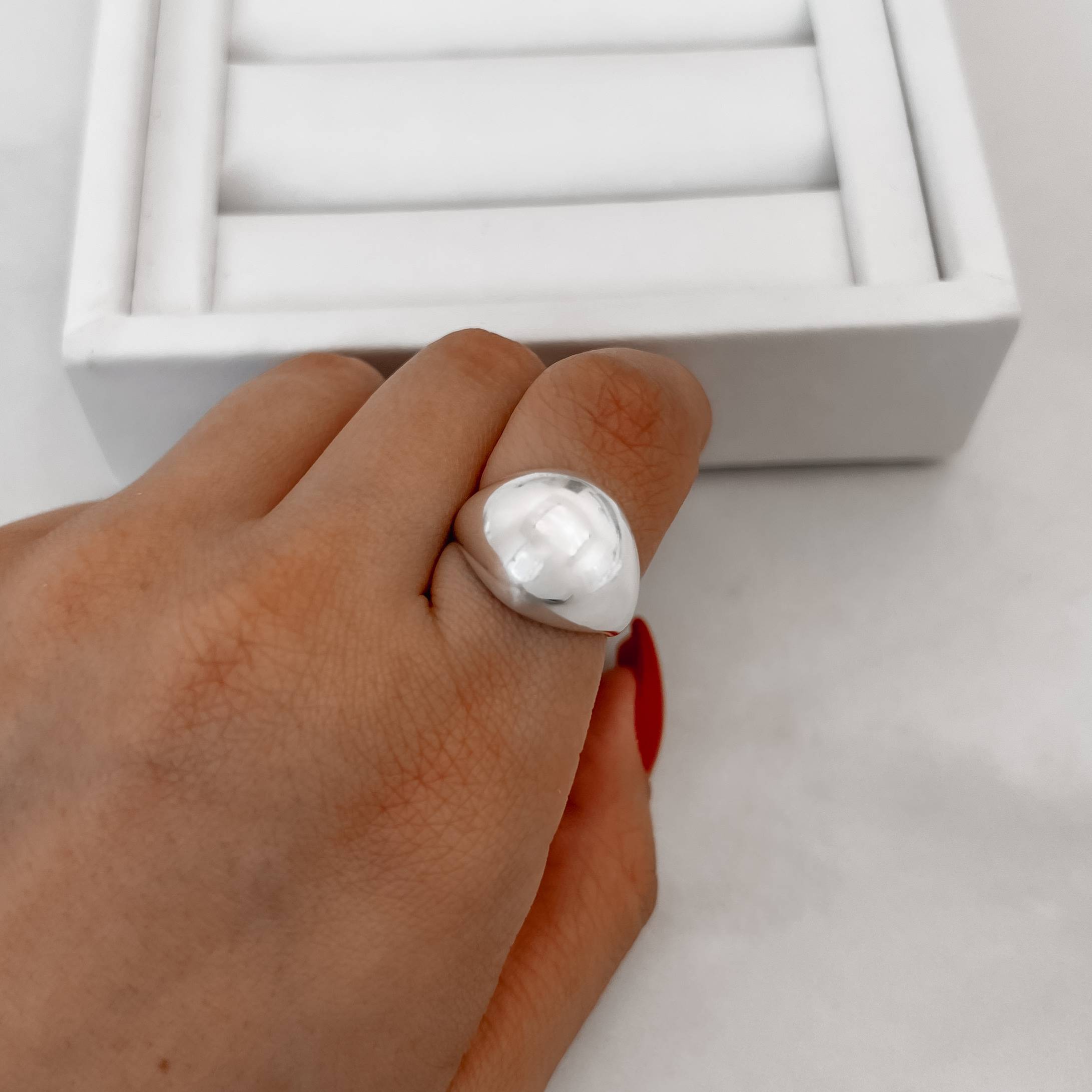 Imagem Secundária Anel largo círculo pesado