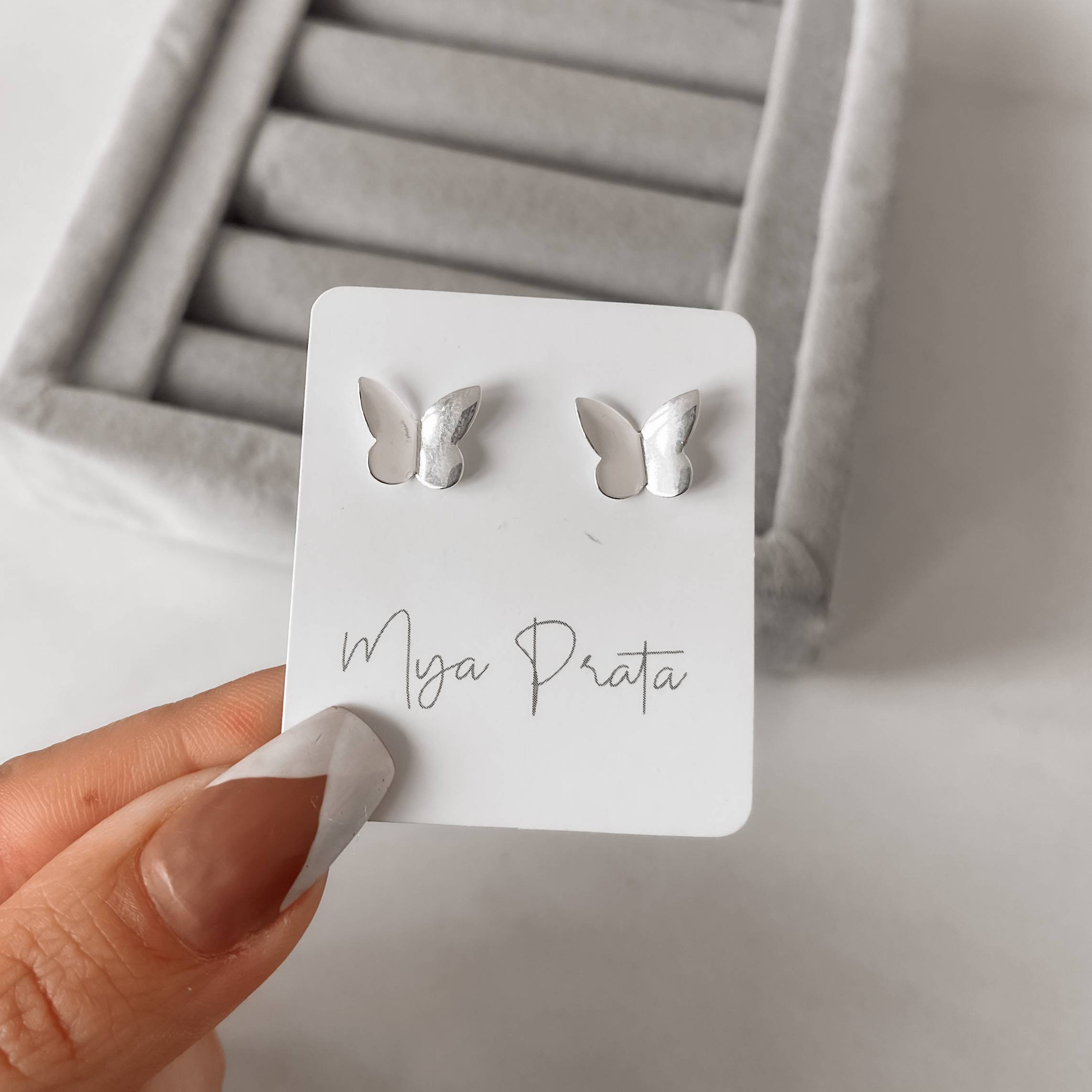 Brinco borboleta vinco 11mm