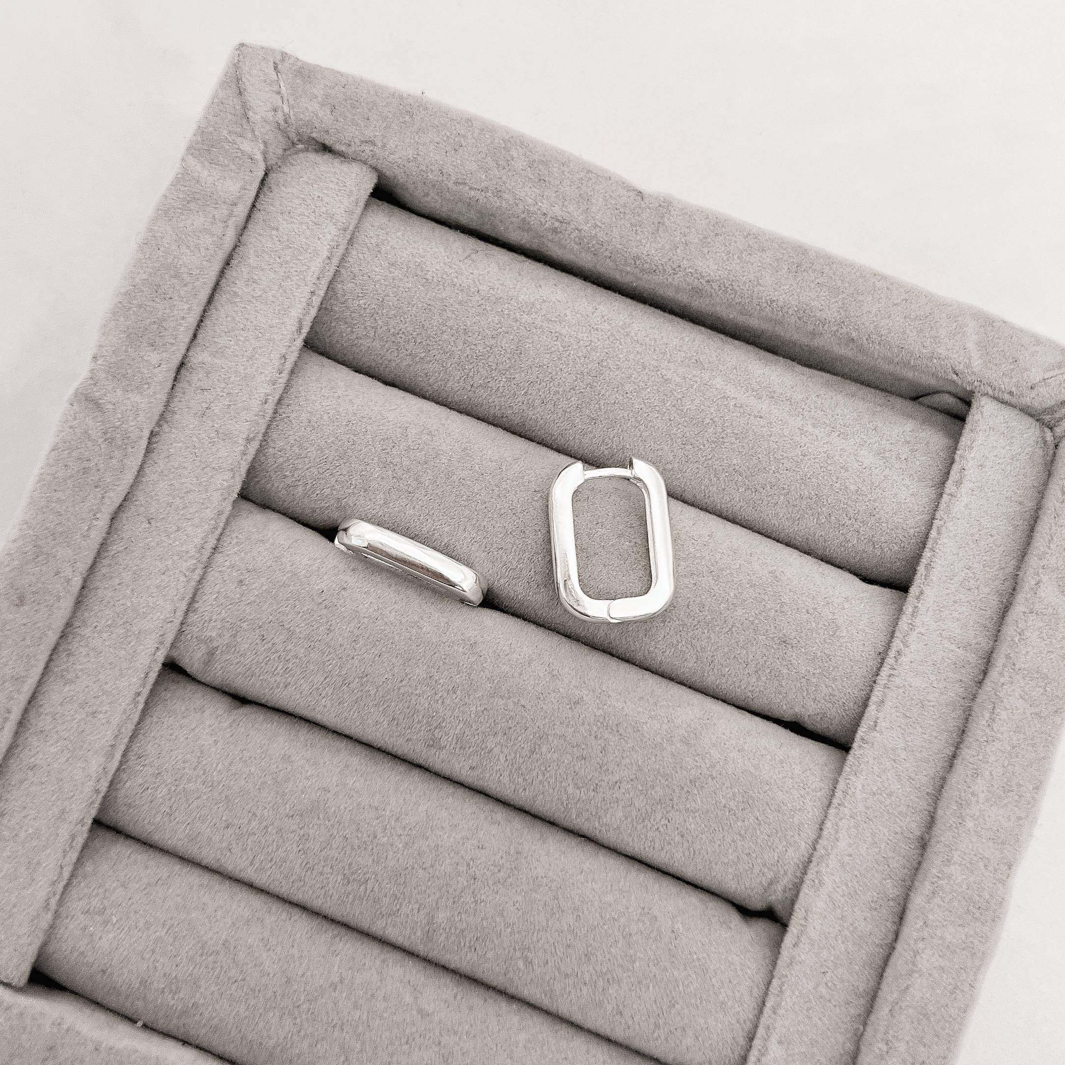 Argola click retangular 16mm