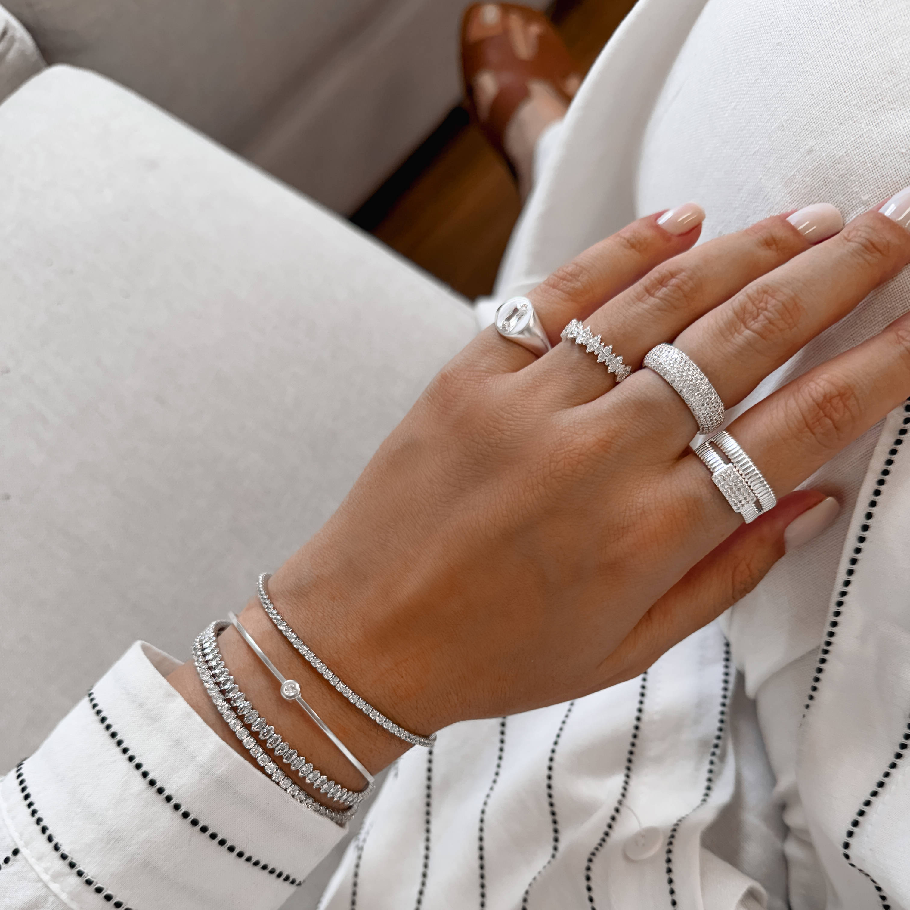 Imagem Secundária Pulseira Riviera 2.6 ródio