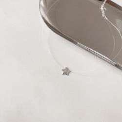 Colar nylon estrela 35cm + alongadora