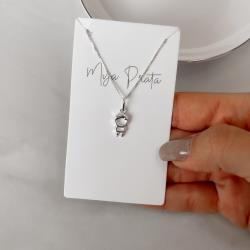 Colar pingente menino 12mm 45cm