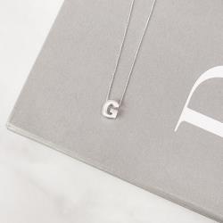 Colar letra G 9mm 45cm