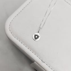 Colar pingente medalha time Botafogo 12mm 40cm