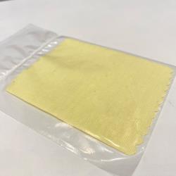 Flanela limpa pratas amarela 10x8cm