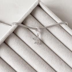 Berloque pingente vinho e taça 15mm