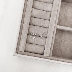 Brinco Mickey vazado 11mm