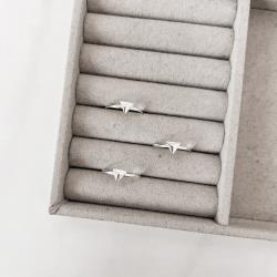 Anel geométrico triângulo vinco