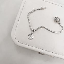 Berloque pingente medalha Biologia 14mm