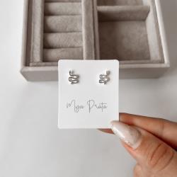 Brinco cobra lisa 9mm