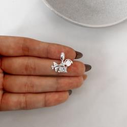 Berloque pingentes mundo, avião e mala