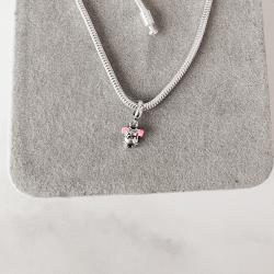 Berloque pingente roupinha escrito girl envelhecido 9mm resina