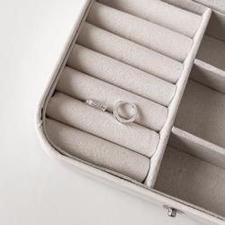 Argola 11mm click cravejada