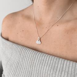 Colar Nsa. Sra. Aparecida cravejada 19mm 45cm