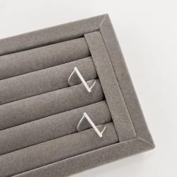 Anel largo palito cravejado