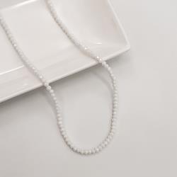 Choker cristal branco 3.5mm 40+5cm