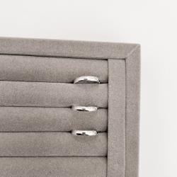 Aliança fio meia cana 3mm