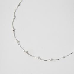 Corrente veneziana v12 com bolas 2mm 45cm