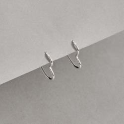 Argola coração 21mm tradicional