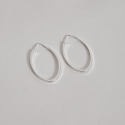 Argola navete 41mm fio quadrado