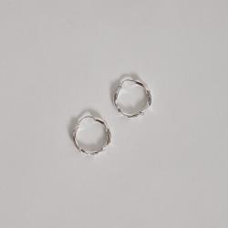 Argola redonda 18mm fio torcido leve