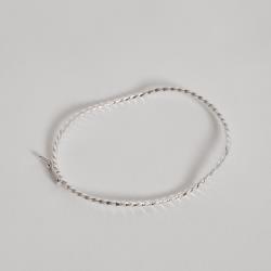 Bracelete 1.7 fio torcido ondulado